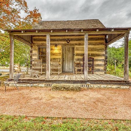 Town Creek Log Cabin Villa Fredericksburg Eksteriør billede