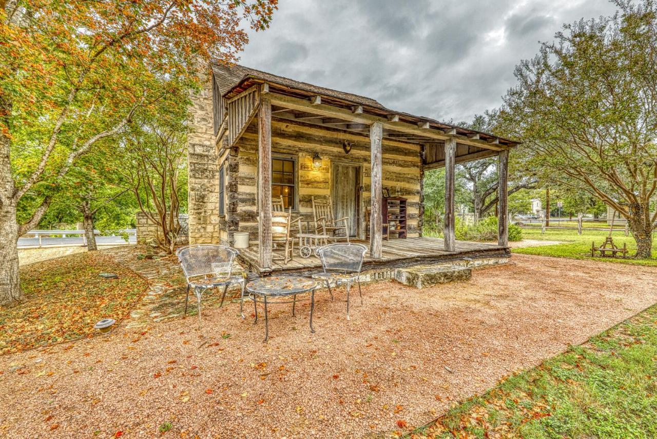 Town Creek Log Cabin Villa Fredericksburg Eksteriør billede